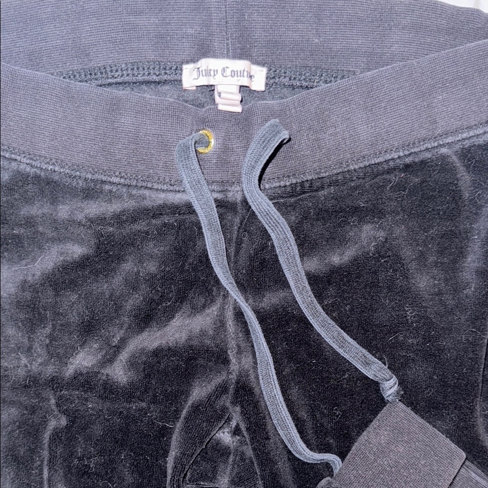 Juicy Couture Velour, Black Joggers
